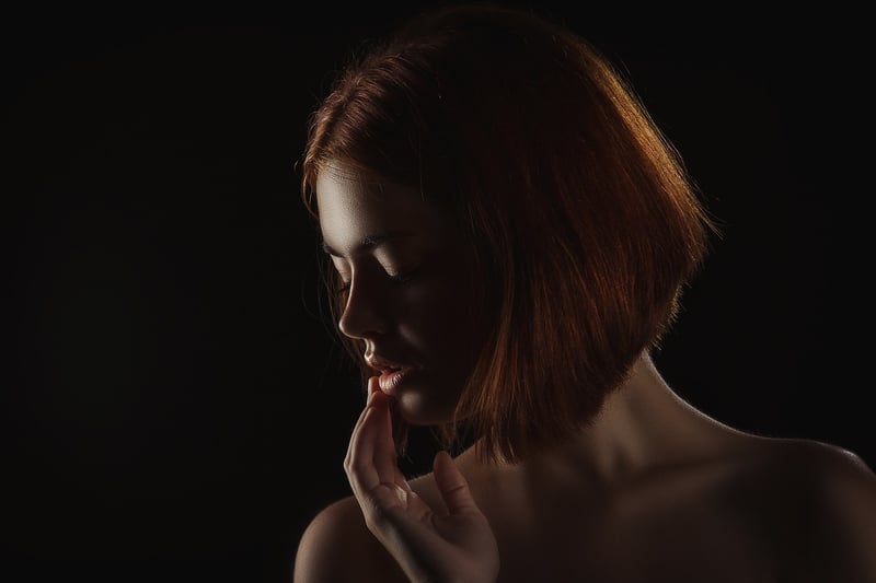 Woman practicing breathwork